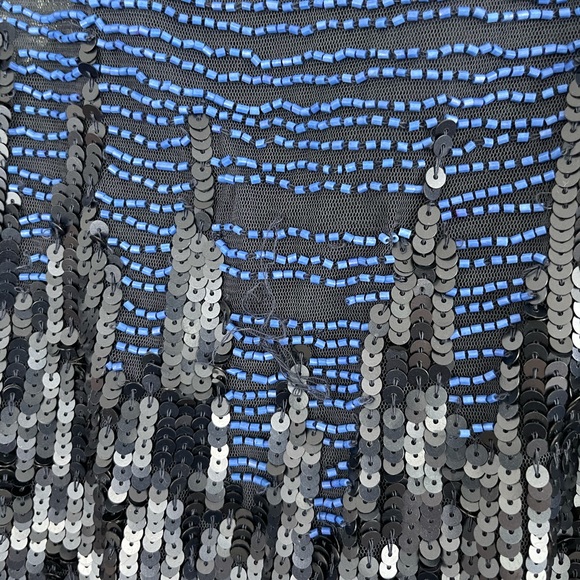 Blue beaded crop - Picture 8 of 9